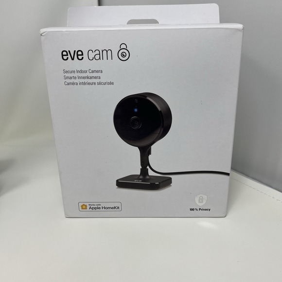 Eve Cam 501E Secure Indoor Camera Apple HomeKit Smart WiFi Camera Tested Working - Picture 9 of 15